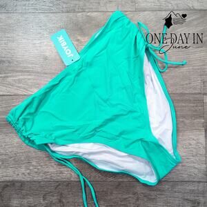 Joybik High Waist Drawstring Bikini Bottom Size XL